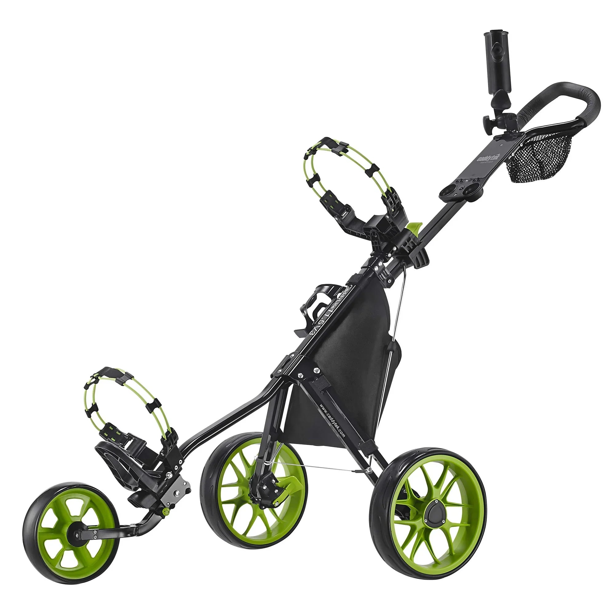 Caddytek CaddyLite 11.5 V3 Golf Push Cart, Green