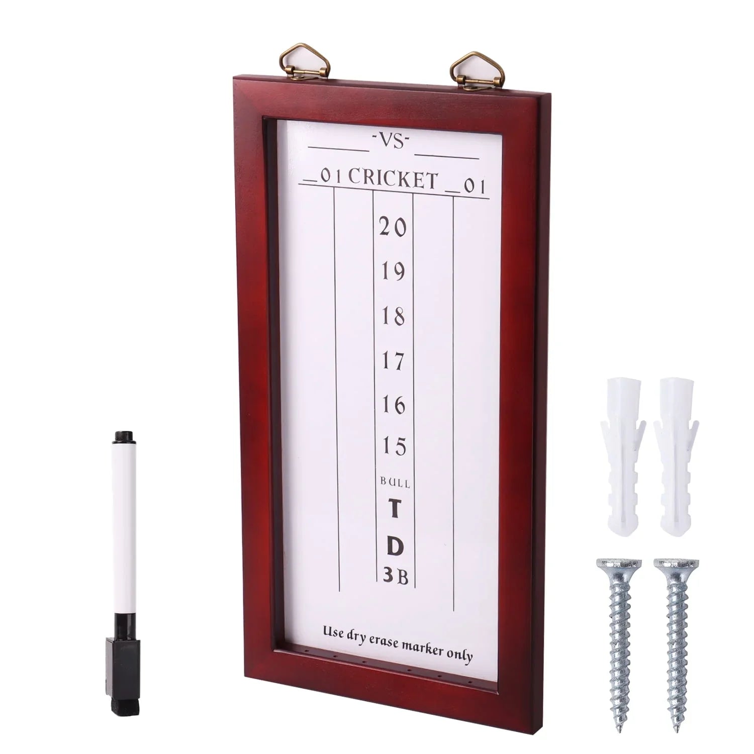 GSE Games & Sports Expert Solid Wood Dry-Erase Dart Scoreboard