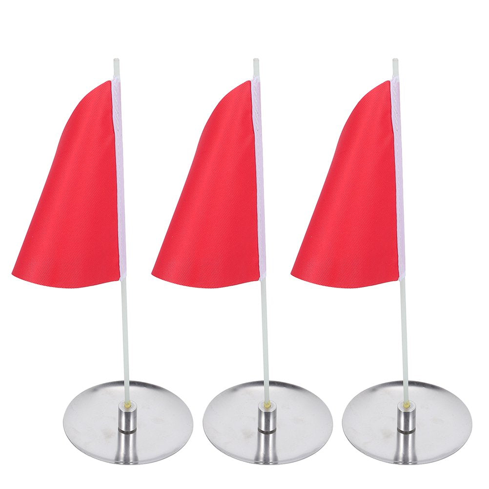 Hemoton 3 Sets Golf Flagsticks Flags